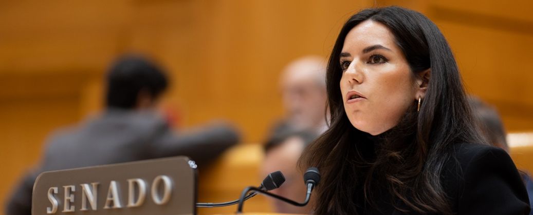 FOTOGRAFÍA. MADRID (ESPAÑA), 08.02.2023. La senadora de VOX por Andalucía, María José Rodríguez de Millán Parro (Pepa Rodríguez Millán). (Ñ Pueblo)