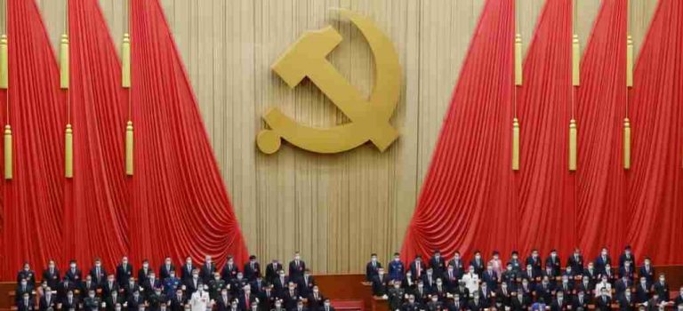 FOTOGRAFÍA. PEKÍN (CHINA), 16 DE OCTUBRE DE 2022. Vista general de la ceremonia de apertura del XX Congreso Nacional del Partido Comunista de China en el Gran Salón del Pueblo en Pekín, el 16 de octubre de 2022. Efe