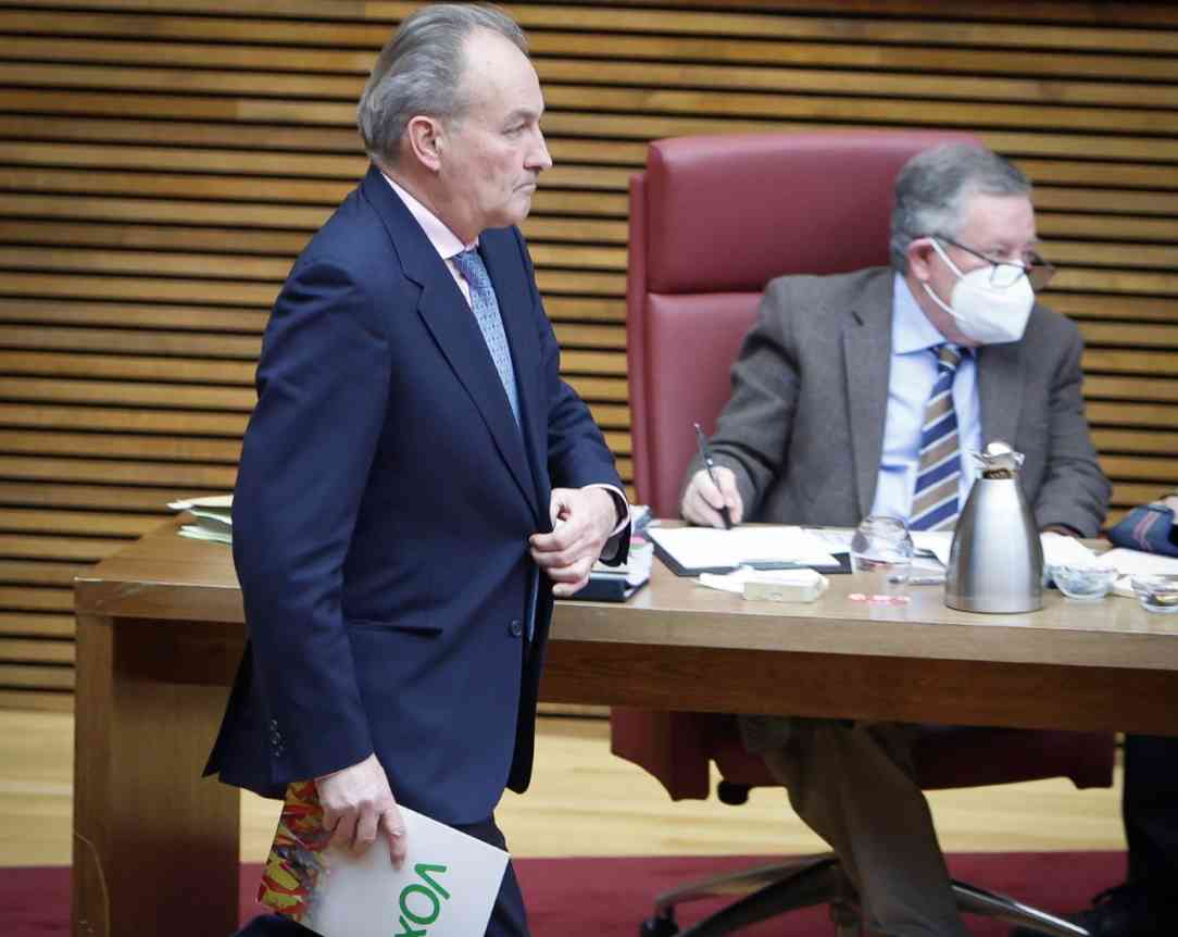 FOTOGRAFÍA. VALENCIA (ESPAÑA), 22.02.2023. El diputado del Grupo Parlamentario VOX Cortes Valencianas, José Luis Aguirre Larrauri. Lasvocesdelpueblo (Ñ Pueblo)