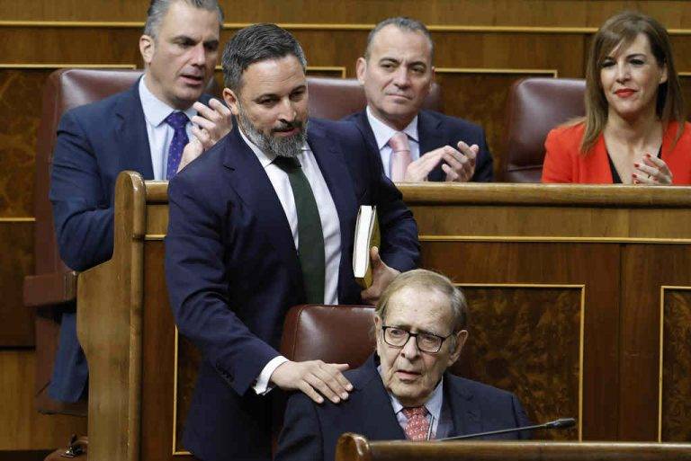 Moción censura Tamames-Vox| Abascal abre el debate «ante grave situación que atraviesa la patria» y necesidad de terminar con «legislatura suicida» de Pedro Sánchez Pérez Castejón