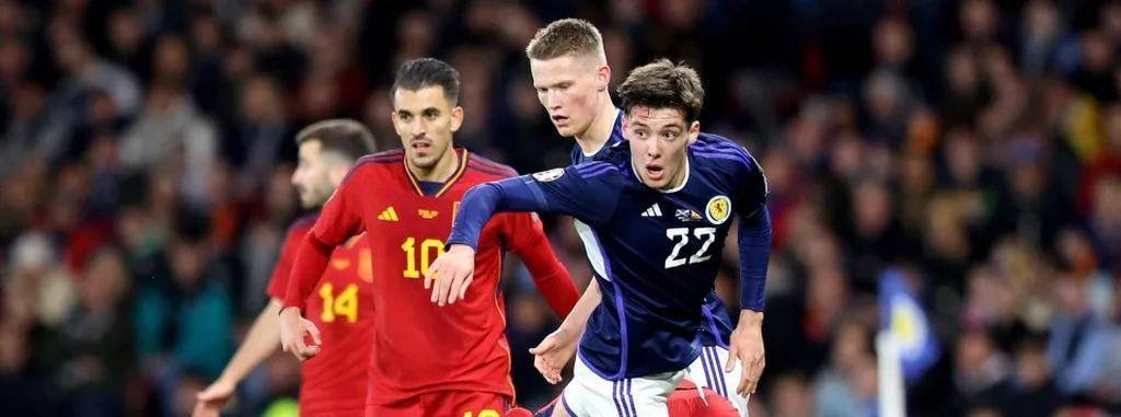 Escocia vs España en Glasgow (Reino Unido)