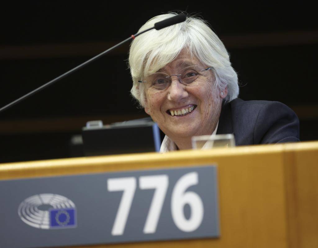 FOTOGRAFÍA. BRUSELAS (BÉLGICA), 29.03.2023. La golpista prófuga de la Justicia española y eurodiputada sin inmunidad de JxCAT, Clara Ponsatí Obiols. Efe