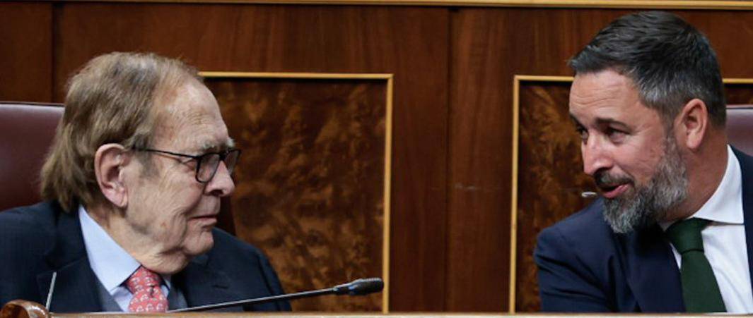 FOTOGRAFÍA. MADRID (ESPAÑA), 21.03.2023. Moción de censura VOX al Gobierno de Pedro Sánchez Pérez-Castejón con ramón Tamames Gómez de candidato. Ñ Pueblo (4)