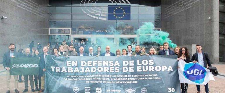 El sindicato de España SOLIDARIDAD congrega en Bruselas a 5 sindicatos patriotas europeos contra «políticas glabalistas y Agenda 2030»