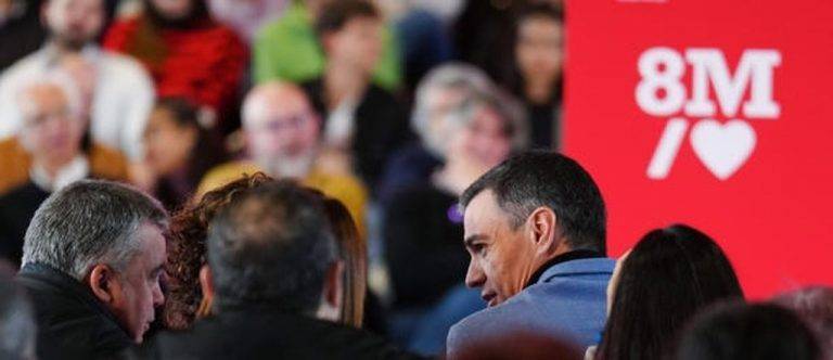 Pedro Sánchez rompe con Irene Montero tras dos años en 8M