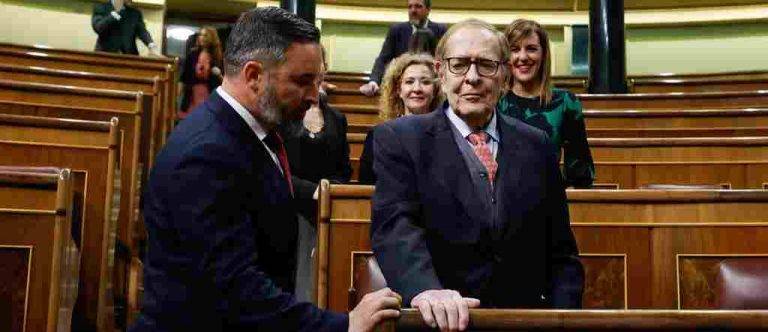 Moción de censura| El candidato Ramón Tamames agradece la ocasión «estupenda» que le han brindado Los 52 de VOX para «darle un buen repaso a la situación de la sociedad española»