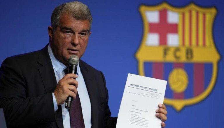 Caso negreira| Laporta: «Que Real Madrid alegue que se siente perjudicado deportivamente me parece cinismo»