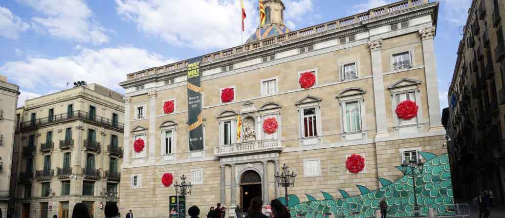 FOTOGRAFÍA. BARCELONA (ESPAÑA), 18.04.2023. Aspecto del Palacio del Gobierno separatista de la Generalidad de Cataluña, Sant Jordi. Efe