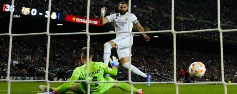 Copa del Rey| El Real Madrid noquea al FC Barcelona en el ‘Camp Nou’ con contundente 0-4 y apea al Barça de la final