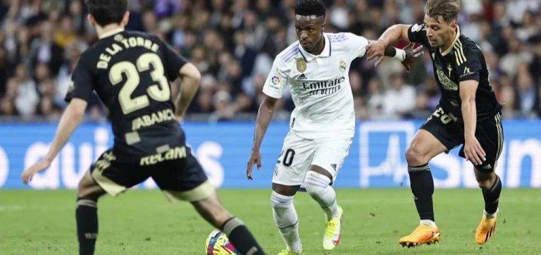 El Real Madrid se acostó a 8 puntos de FC Barcelona ante el Celta en el Bernabéu (2-0)