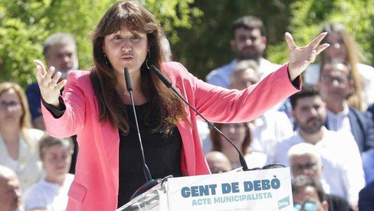 Presentación candidatos de JxCat al 28M| Borras: «La JEC vulnera derechos»