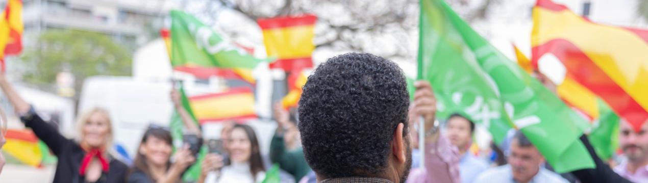 FOTOGRAFÍA. HOSPITALET DE LLOBREGAT (BARCELONA) ESPAÑA, 17 DE MAYO DE 2023. El secretario general del partido, Ignacio Garriga Vaz de Concicao. Ñ Pueblo (4)
