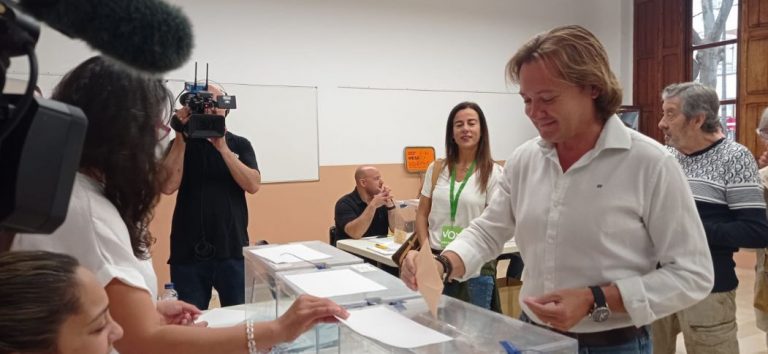 Candidato VOX Presidencia Gobierno balear Jorge Campos: Lo vamos a «celebrar esta noche»