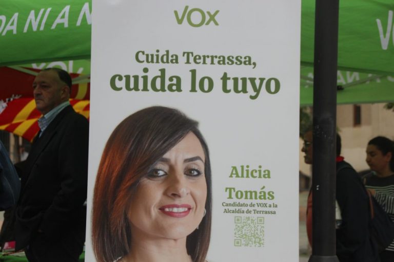 Elecciones 28M| «Solo hay 2 opciones en Tarrasa: alcaldable Alicia y el resto»