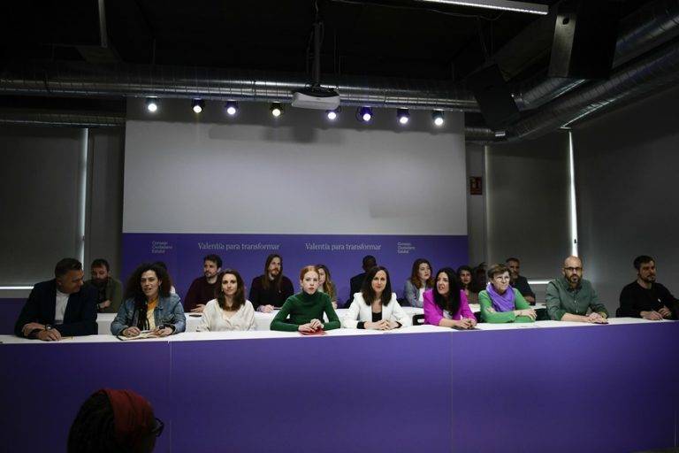 Coalición electoral Podemos y Sumar sin la ministra de Igualdad Irene Montero Gil