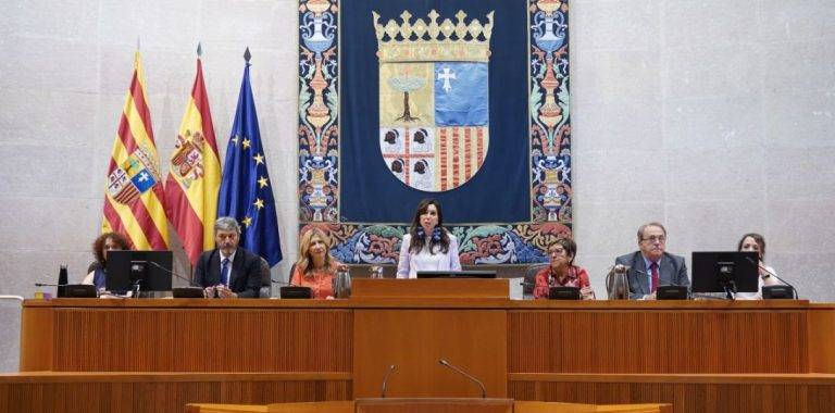 Discurso de la nueva presidente de las Cortes de Aragón Marta Fernández Martín (VOX)