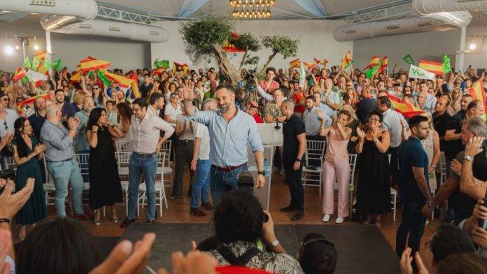 El candidato Abascal en Mérida, 23J