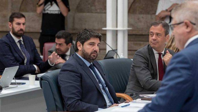 FOTOGRAFÍA. CARTAGENA (ESPAÑA), 07.07.2023. El presidente en funciones de la Comunidad de Murcia, el popular Fernando López Miras. Efe