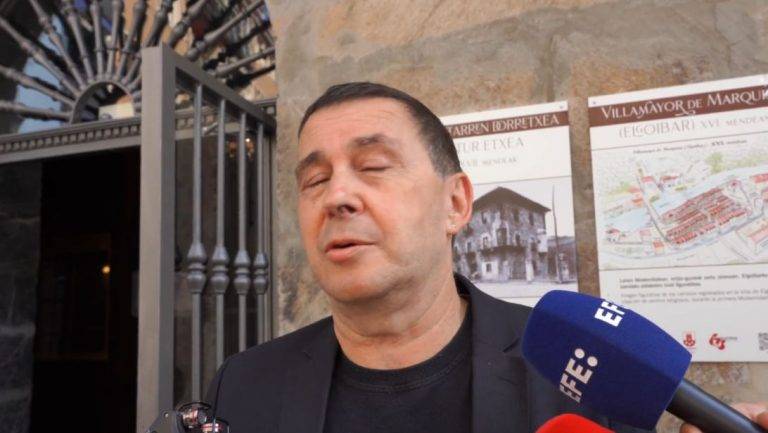 Otegi: «En el País Vasco no hay sitio para neofascistas y neofranquistas» sino «para las izquierdas independentistas»