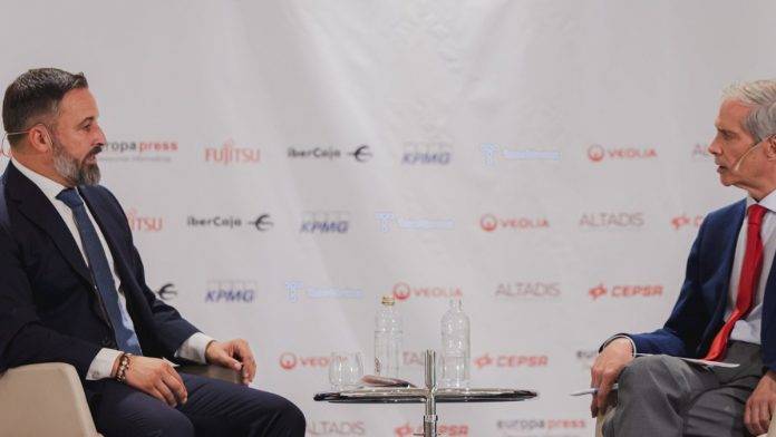 FOTOGRAFÍA. MADRID (ESPAÑA), 18 DE JULIO DE 2023. El presidente nacional y candidato de VOX a la Presidencia del Gobierno, Santiago Abascal Conde. Lasvocesdelpueblo (2)