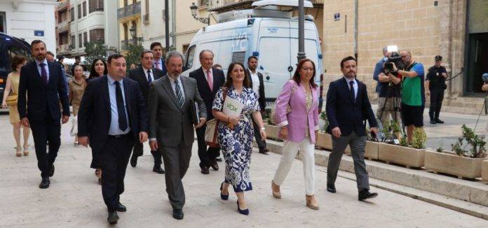 FOTOGRAFÍA. VALENCIA (ESPAÑA), 13 DE JULIO DE 2023. Los dirigentes de VOX Comunidad Valenciana. Lasvocesdelpueblo (1)