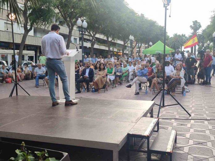 Mitin Vox en Tarragona, 23J
