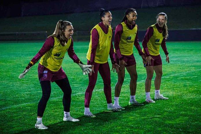 FOTOGRAFÍA. NUEVA ZELANDIA, JULIO DE 2023. Captura pantalla de un vídeo de la selección española femenina de fútbol bailando el "haka". Vídeo selección española/Lasvocesdelpueblo (Ñ Pueblo)