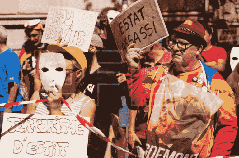 17A| El separatismo tacha de «Estado asesino» a España