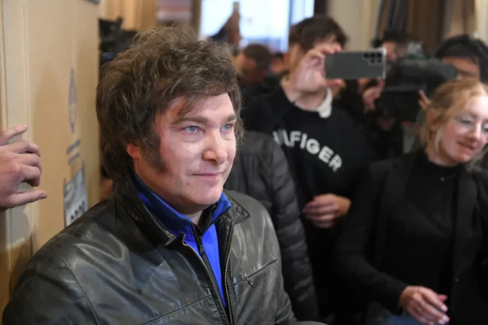 FOTOGRAFÍA. BUENOS AIRES (ARGENTINA), 19 DE AGOSTO DE 2023. El candidato a la Presidencia del Gobierno de Argentina por el partido La Liberal Avanza, Milei. Efe