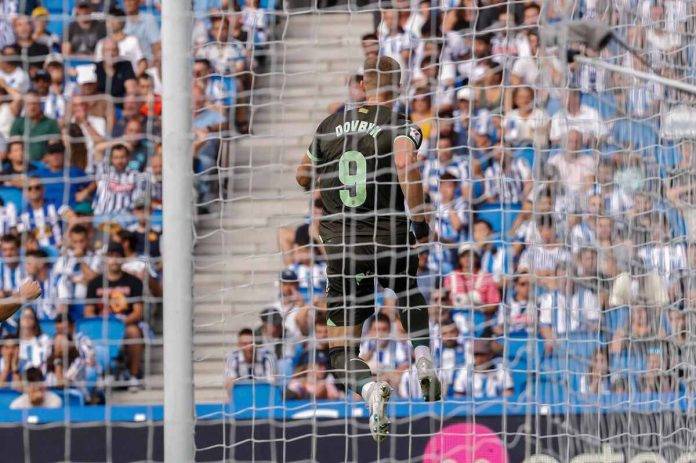 FOTOGRAFÍA. SAN SEBASTIÁN (ESPAÑA), 11 DE AGOSTO DE 2023. La Real Sociedad cedió este sábado un empate 1-1 en el Reale Arena ante Gerona. Efe (2)