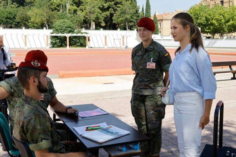 La princesa Leonor finalizará su carrera militar en 3 años como teniente en Tierra y Aire y de alférez de navío