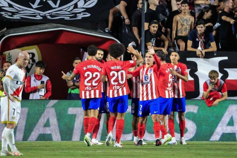 Atlético de Madrid fulmina a toda velocidad al Rayo Vallecano (0-7)