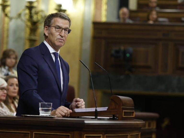 Investidura Feijóo| «Los votos de Bildu se los dejo a Pedro Sánchez». «Yo no los quiero»