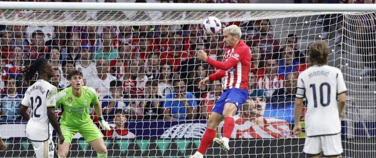 El Real Madrid doblegado por 3 testarazos incontestables del Atlético de Madrid (3-1)