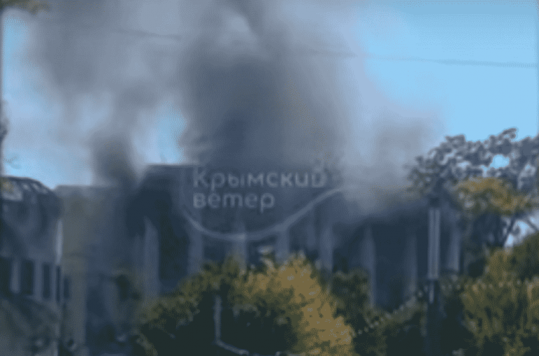 Rusia: «Los enemigos (Ucrania) asestaron golpe con misiles al Estado Mayor de la flota»