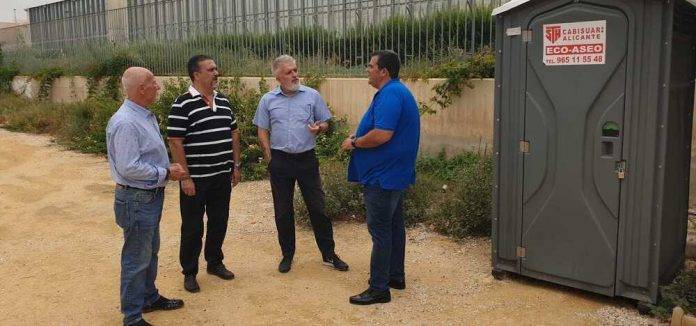 FOTOGRAFÍA. MUCHAMIEL (ALICANTE) ESPAÑA, 05 DE SEPTIEMBRE DE 2023. En la imagen el Grupo Municipal de VOX —que integran tres concejales Miguel da Silva Ortega (2i). Lasvocesdelpueblo