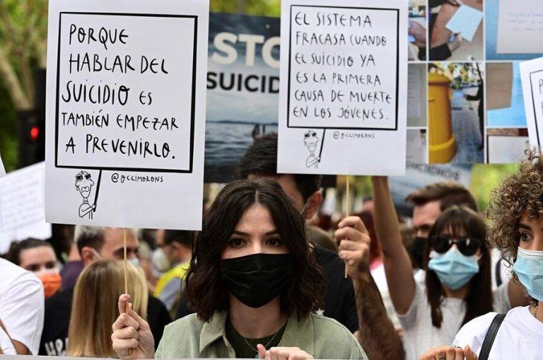 Tendencia de suicidios sigue al alza desde hace 3 años en España
