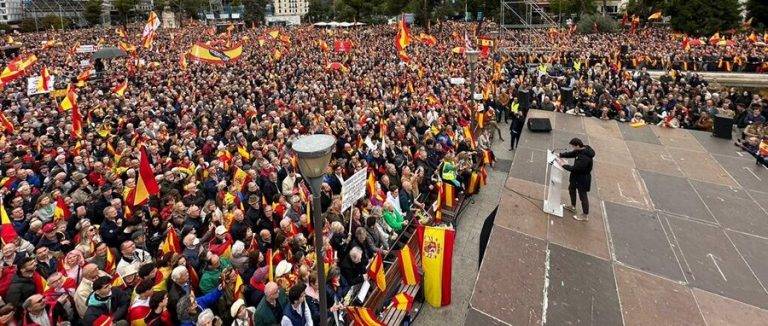 Madrid| Centenares de miles de personas claman contra amnistía y golpe de Sánchez 