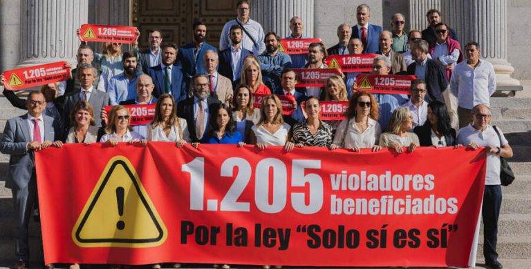 Millán exige la derogación del «solo sí es sí» en su primer aniversario