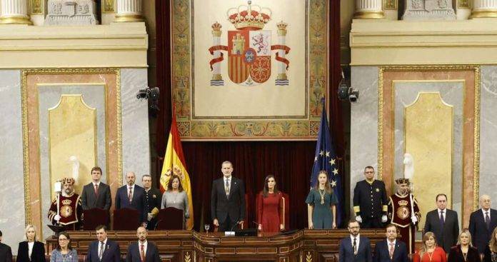 Acto de apertura de la XV Legislatura del Reino de España, 29 de noviembre de 2023. Lasvocesdelpueblo (2)