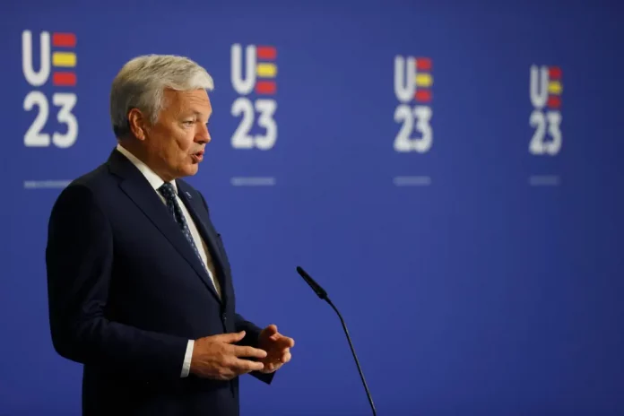 FOTOGRAFÍA. BRUSELAS (BÉLGICA), 08 DE NOVIEMBRE DE 2023. El comisario europeo de Justicia, Didier Reynders. Efe