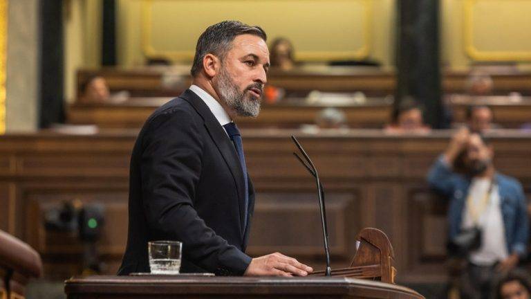 Investidura Sánchez (15/11/2023)| Discurso íntegro de Abascal: «Yo acuso junto a millones de españoles a Pedro Sánchez de liquidar el Estado de Derecho»