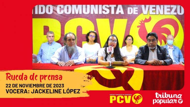 VENEZUELA| Partido Comunista: «El chavismo recurre a la vieja estrategia de intentar insuflar sentimientos patrioteros y chovinistas» con «millonaria campaña publicitaria»
