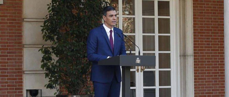 Declaración institucional de Sánchez sobre el nuevo Ejecutivo de coalición socialcomunista PSOE-RESTAR apoyado en la antiEspaña