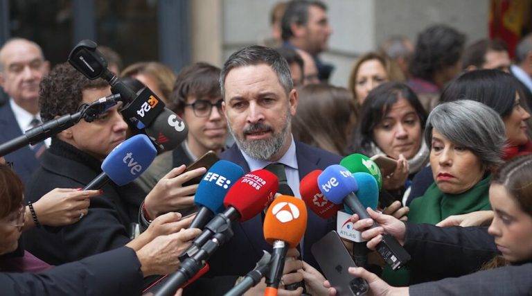 Abascal: «Yo no ando pidiendo perdón a la izquierda por nada»