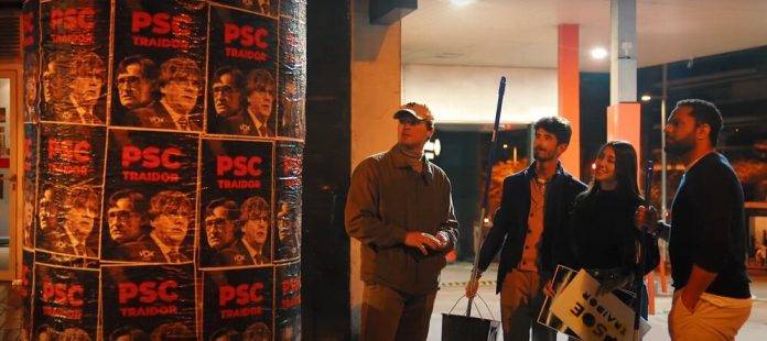 campaña asntiamnistía ilegal e incosntitucional de VOX en Cataluña contra el golpe de estado de Pedro Sáncez y PSOE, PSC (7)