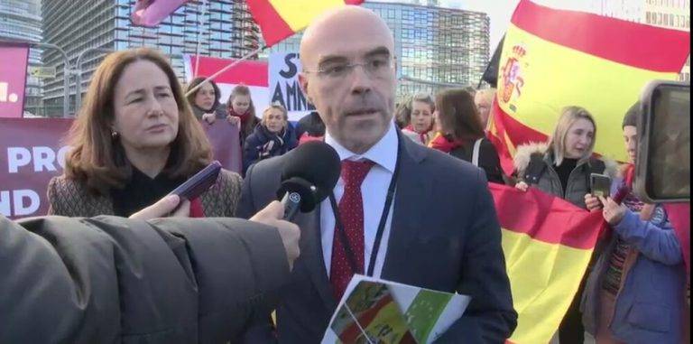 ESTRASBURGO| Buxadé: «Pedro Sánchez es un traidor a España» 