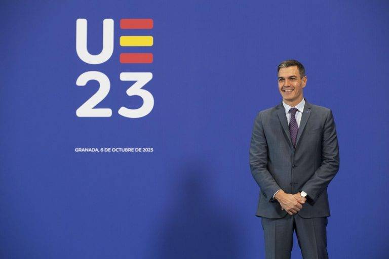 FOTOGRAFÍA. BRUSELAS (BÉLGICA), 12 DE DICIEMBRE DE 2023. El presidente del Gobierno de España, secretario general del partido Socialista y presidente del Consejo de la Unión Europea, Pedro Sánchez Pérez-Castejón. Efe