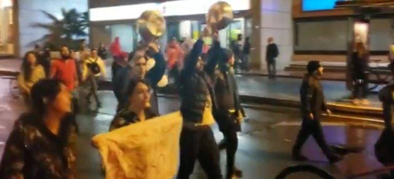 Cacerolazo del Kirchnerismo y ultraizquierda contra Milei