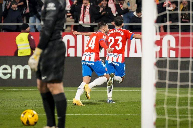 El Gerona sometió al Atlético de Madrid (4-3)